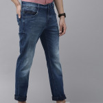 Men Blue Regallo Skinny Fit Light Fade Stretchable Jeans