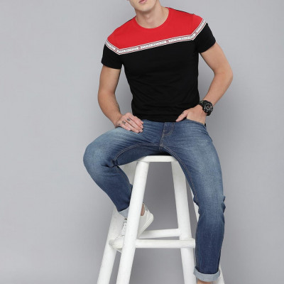 Men Blue Slim Fit Heavy Fade Jeans