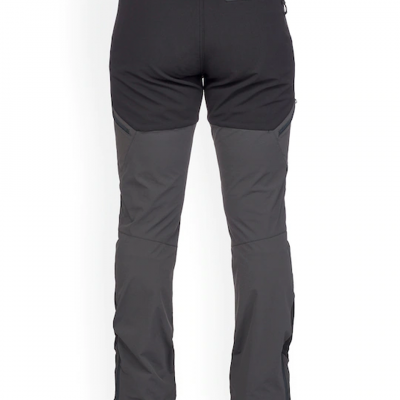 Men Charcoal Grey Mountain Trekking Trousers