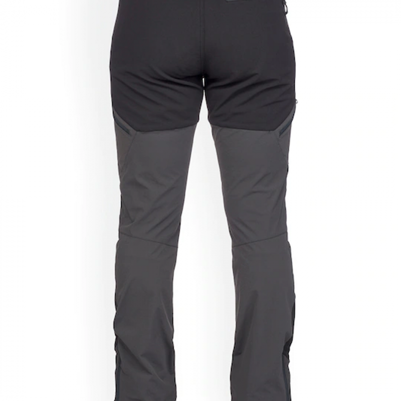 Men Charcoal Grey Mountain Trekking Trousers