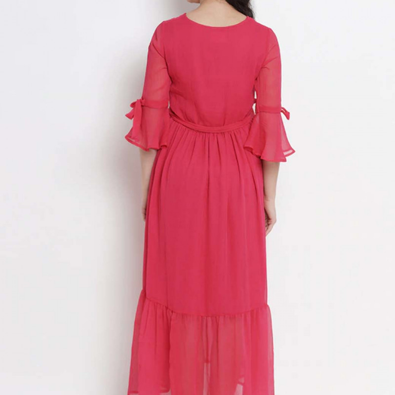 Fit and Flare Maternity Feeding Dress